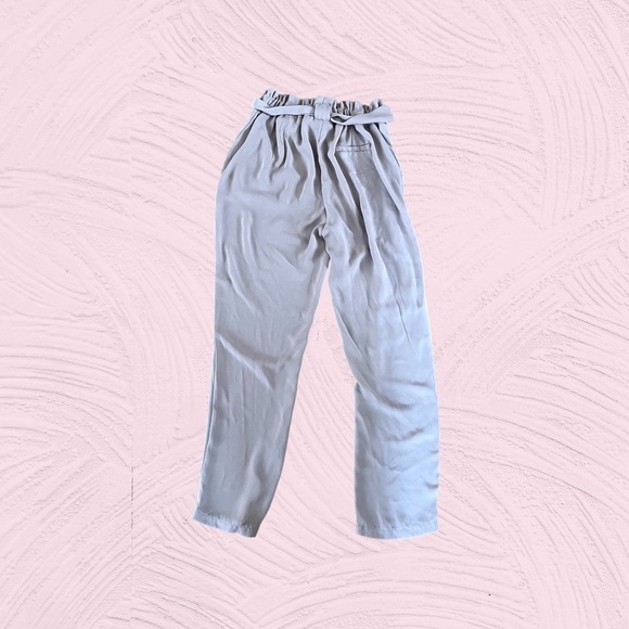 ZAFUL Belted Beige Lightweight Pants Size 6 - Picture 2 of 5